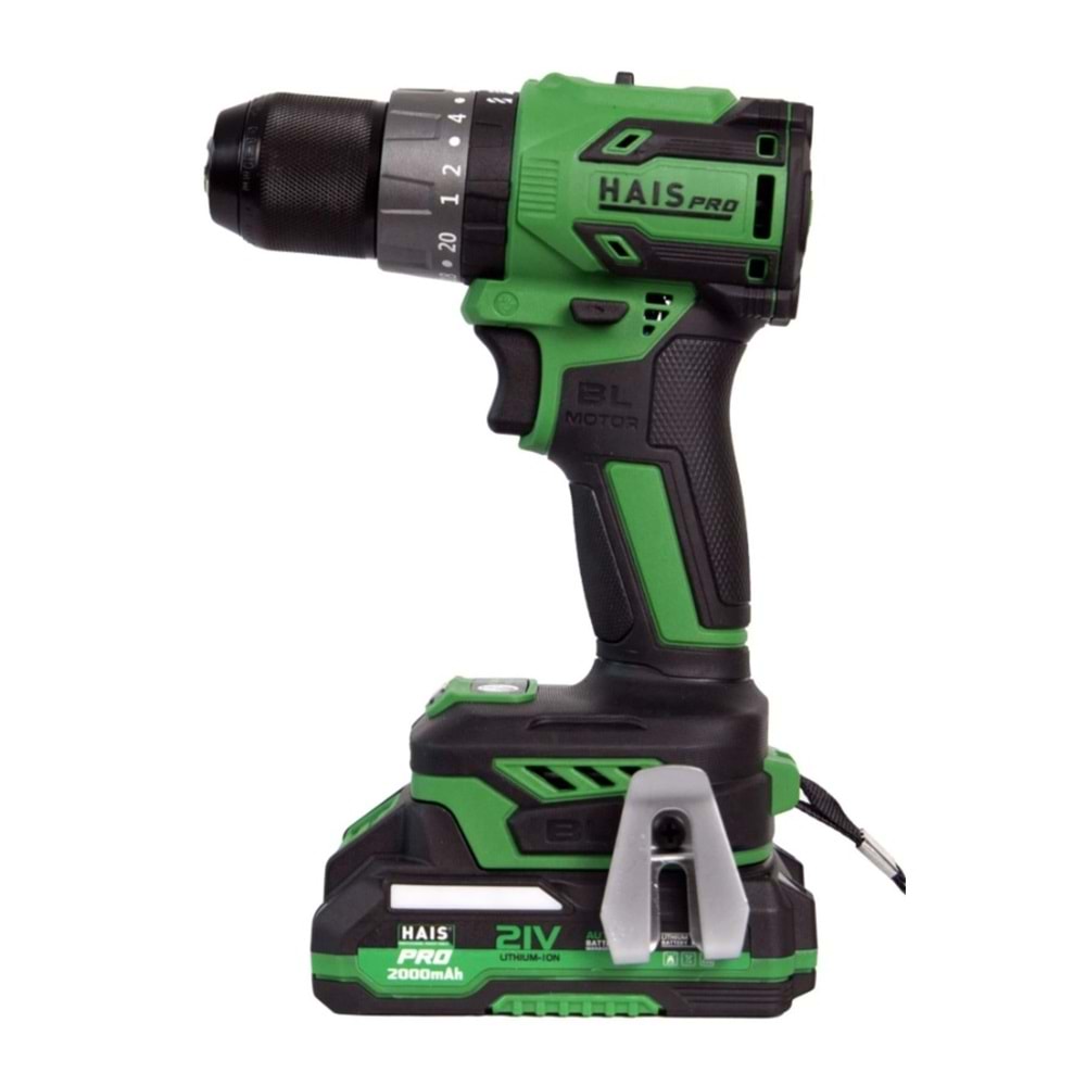 Haispro RB-DB2102 Profesyonel Darbeli Vidalama Matkap 21 V 2x2.0 Ah Çift Akülü