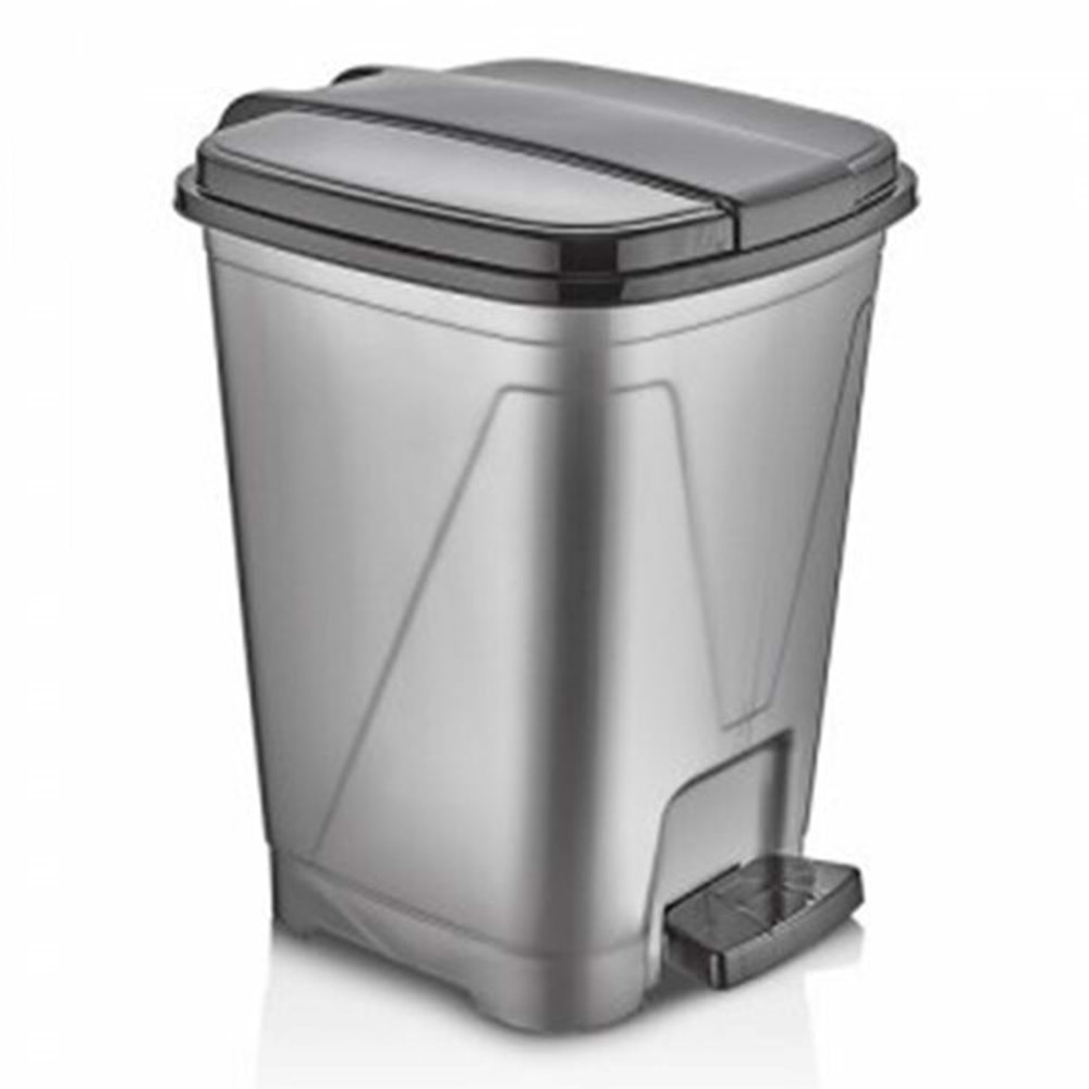Merdem Çöp Kovası Pedallı Kare 50Lt No.5 MRD125 1256