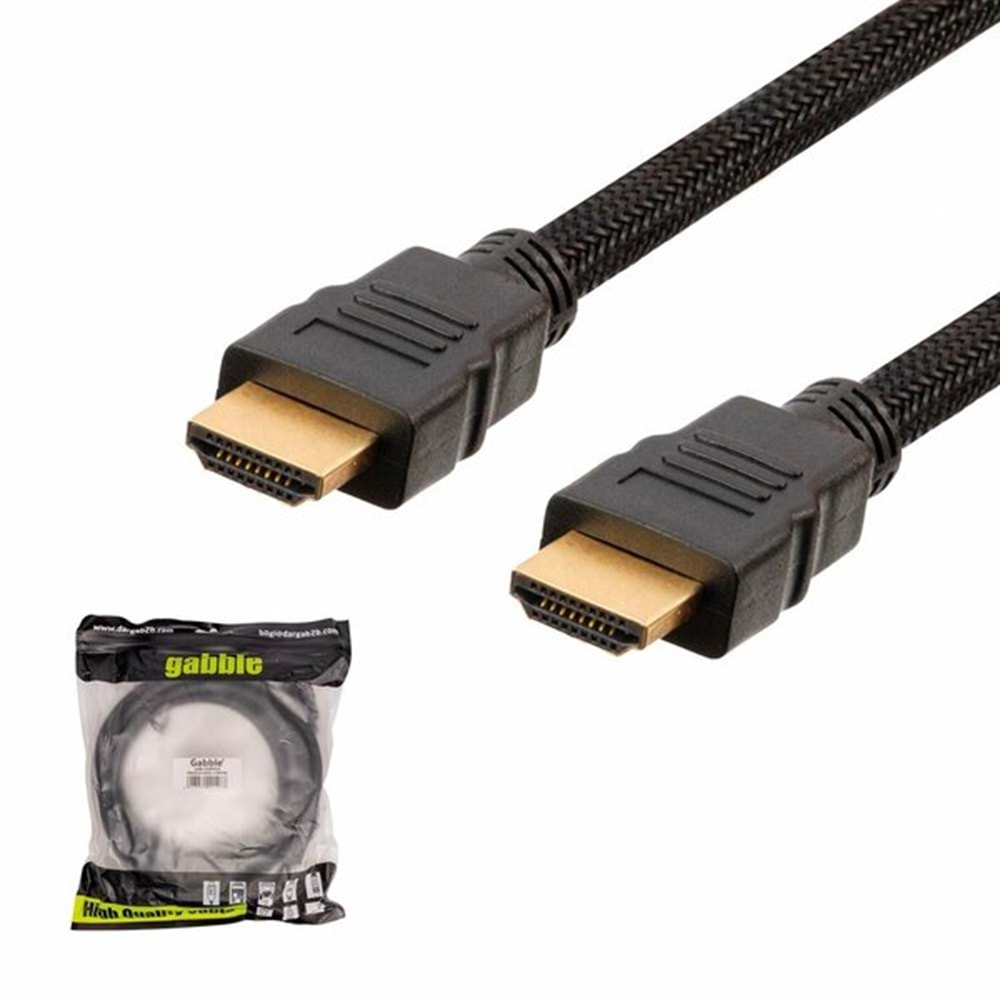 Gabble HDMI Kablo 3 Mt Örgülü GAB-HDMI03 1266