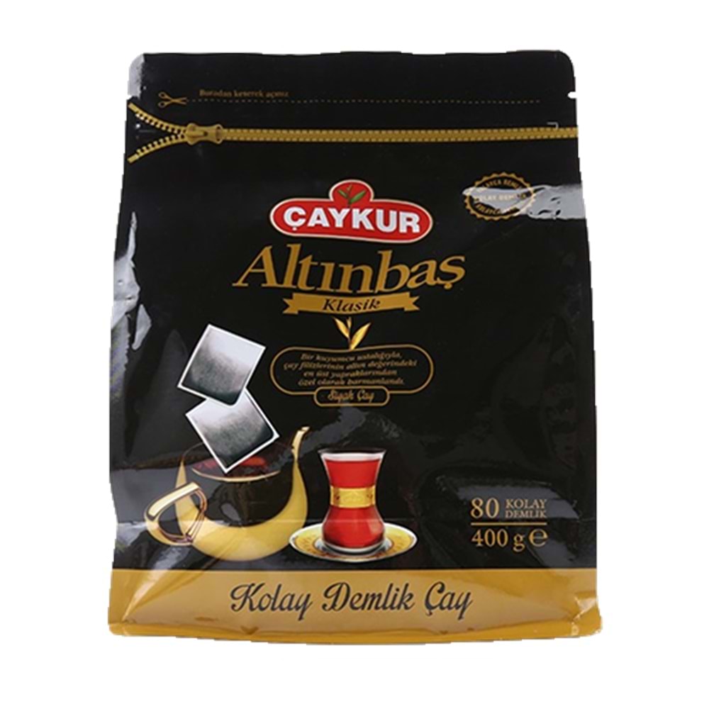 ÇAYKUR ALTINBAŞ KLASİK 80 KOLAY DEMLİK 400 GR