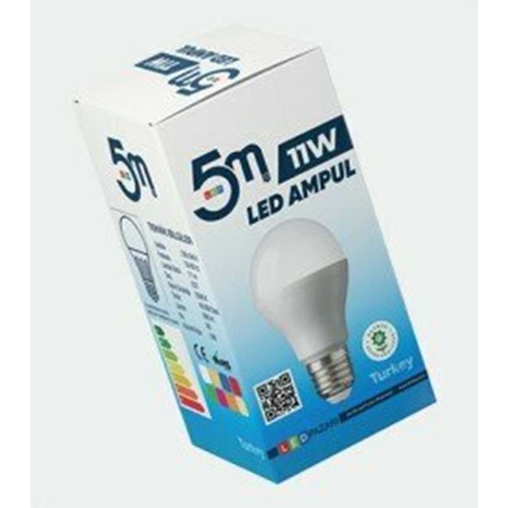 5M Led Ampul lamba 11W E27 LP003 5551 4569 5123