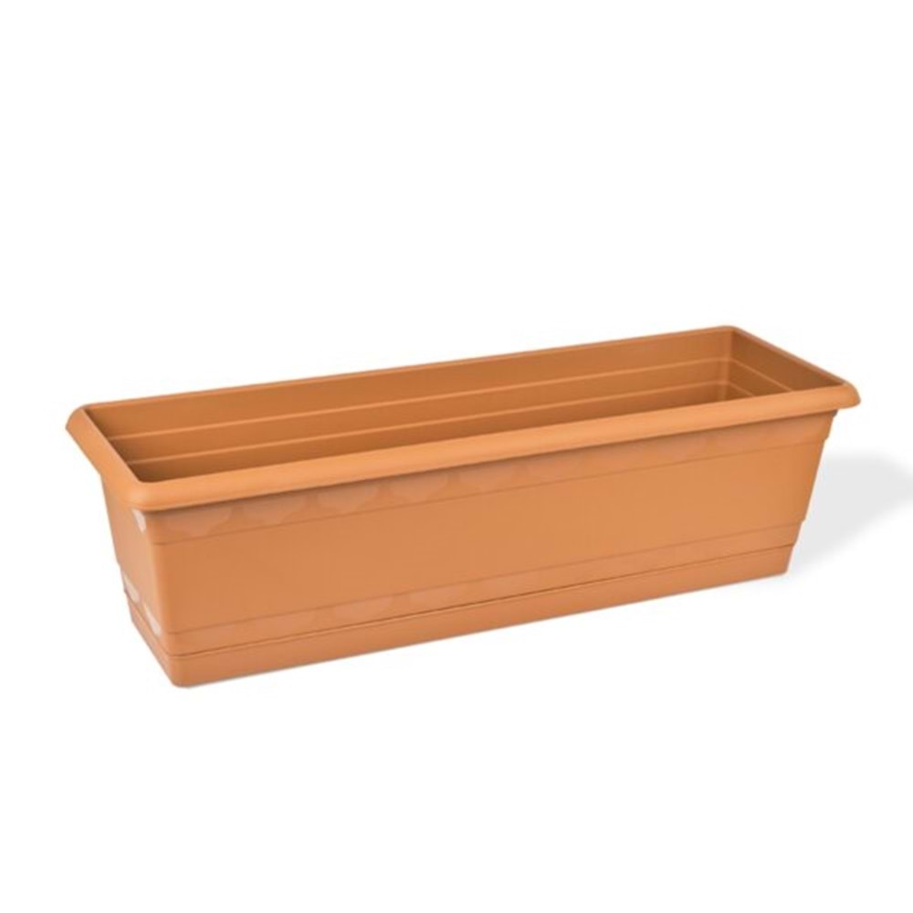 Karasu Saksı Toprak Balkon 60x20x17Cm 13.5Lt