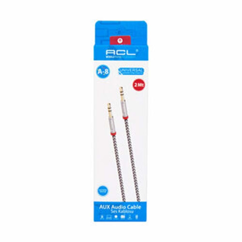 Acl Kablo AUX Ses Tpe Başlık 200cm A-8 5711