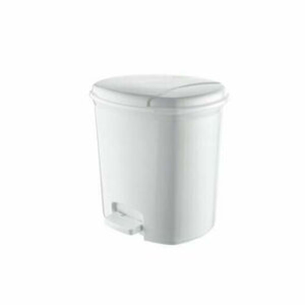 Tuffex Pedallı Çöp Kovası Lüks 25Lt No.4 (Beyaz)