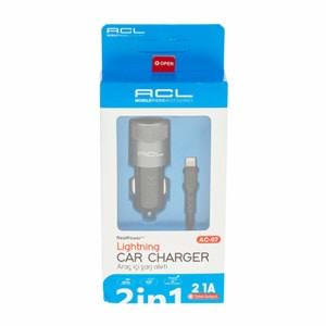Acl Araç Şarj Aleti Lightning 5W 1.6A DC AC-07 2218