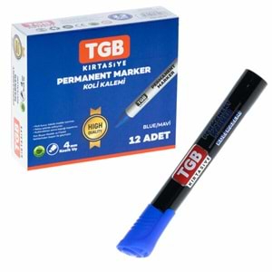 Tgb Permanent Marker Koli Kalemi Mavi-siyah
