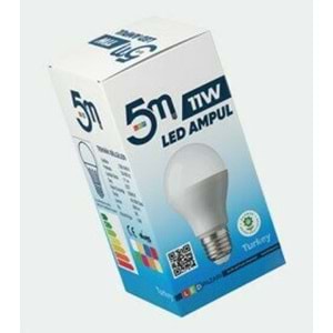 5M Led Ampul lamba 11W E27 LP003 5551 4569 5123
