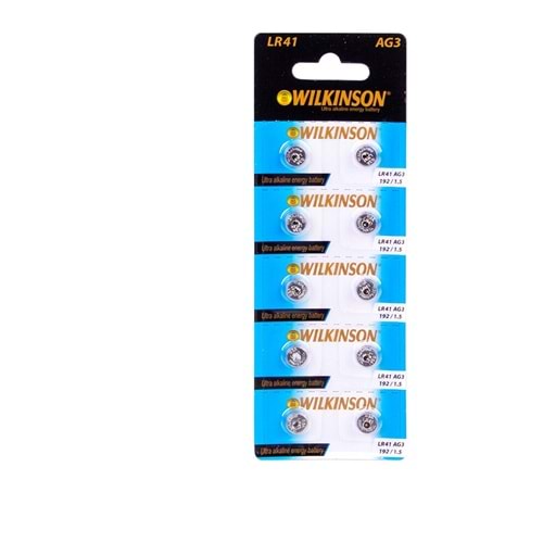 Wilkinson Saat Pili AG3 Alkaline Lr41 1 ADET
