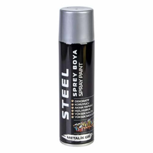Steel Sprey Boya Gri 200ml