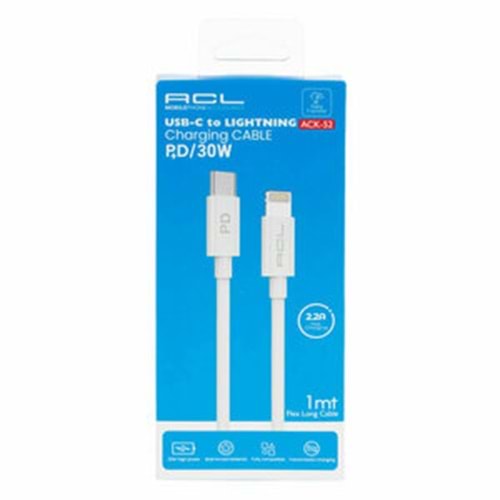 Acl Kablo USB Şarj-Veri Type-C Lightning 18W 3A 1mt ACK-52 5728