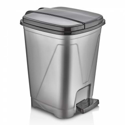 Merdem Çöp Kovası Pedallı Kare 50Lt No.5 MRD125 1256