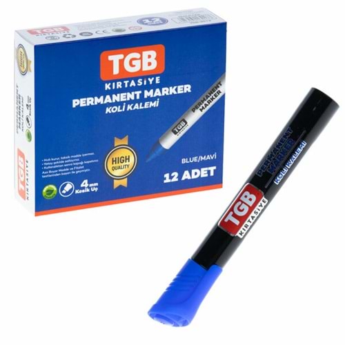 Tgb Permanent Marker Koli Kalemi Mavi-siyah