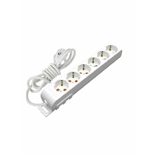 Mutlusan Ri-Tech Grup Priz Topraklı 6Lı 5mt