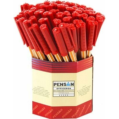 PENSAN OFİSPEN TÜKENMEZ KALEM KIRMIZI